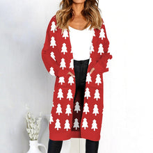 Load image into Gallery viewer, 2019 Autumn New Women Leopard Leisure Ins Style Knitted Long Cardigan Long Sleeve Sweater Overcoat Female Lady Outwear Coats