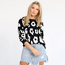 Load image into Gallery viewer, 2019 Autumn New Women Leopard Leisure Ins Style Knitted Long Cardigan Long Sleeve Sweater Overcoat Female Lady Outwear Coats