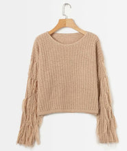 Load image into Gallery viewer, AIUJXK Autumn 2019 Women Pullover Sweater Fashion Tassel Long Sleeve Jumper For Female Short Casual Knitted Sweaters Winter Tops